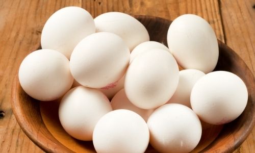 Fresh white egg- egg white powder