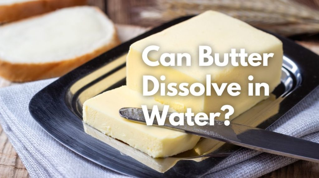 Can Butter Dissolve in Water?