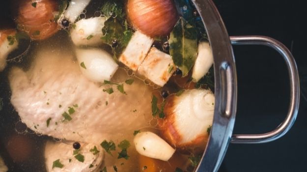 Chicken Stock; clam juice substitute