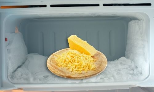 cheese in freezer