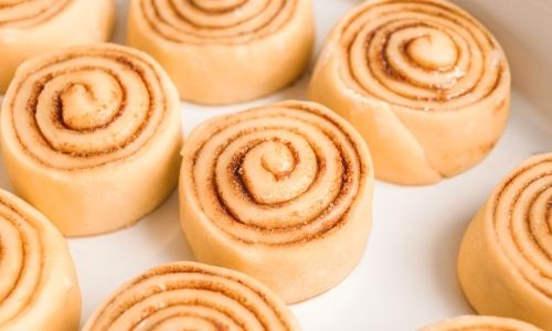 uncooked cinnamon rolls